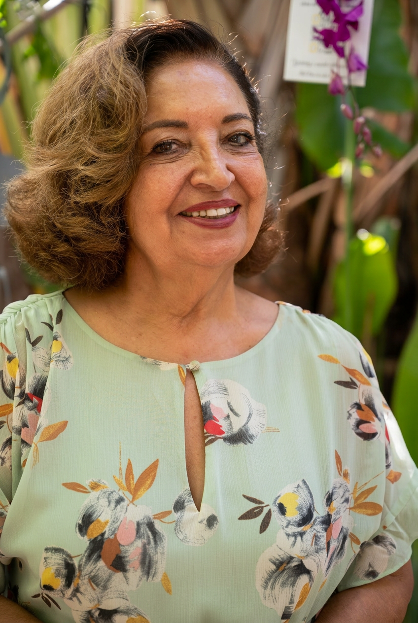 Portrait of Mahin Huschmand, Master Esthetician